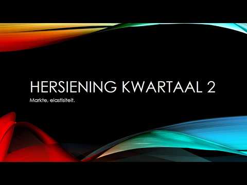 EKONOMIE GRAAD 11: 26 Mei 2020 - periode 5 (26115)
