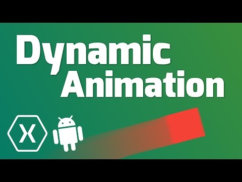 Dynamic Animation (Material Design) - Quick Tutorial (Xamarin Android)