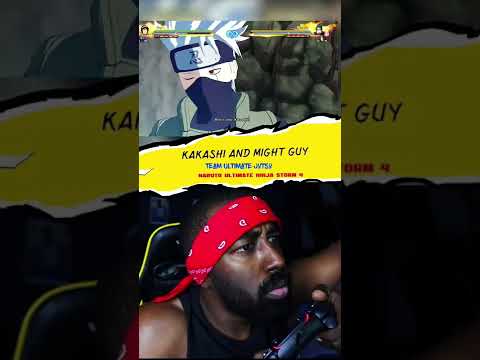 Kakashi and Might Guy Team Ultimate Jutsu! ( Naruto Ultimate Ninja Storm 4 )
