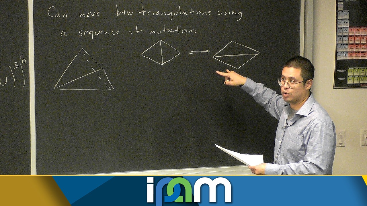 Ian Le - Cluster Algebras and Legendrian Knots - IPAM at UCLA