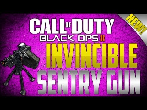 Black Ops 2 Glitches - Invincible From ALL Sentry Guns Online Multiplayer!