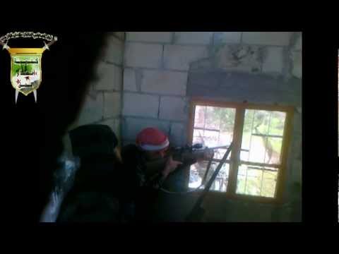 قنص عناصر النظام على حاجز سوق الغنم من قبل كتيبة أنصار الحق في تلبيسة في ريف حمص الشمالي