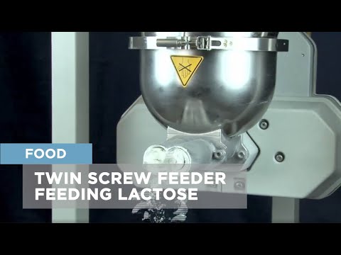 K-Tron: Twin Screw Feeder -Feeding Lactose