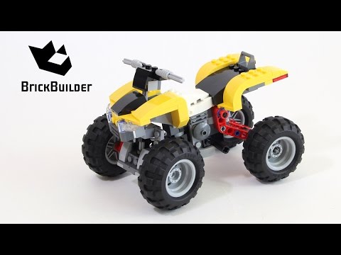 Vidéo LEGO Creator 31022 : Le quad turbo