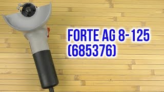 Forte AG 8-125 (68537) - відео 1