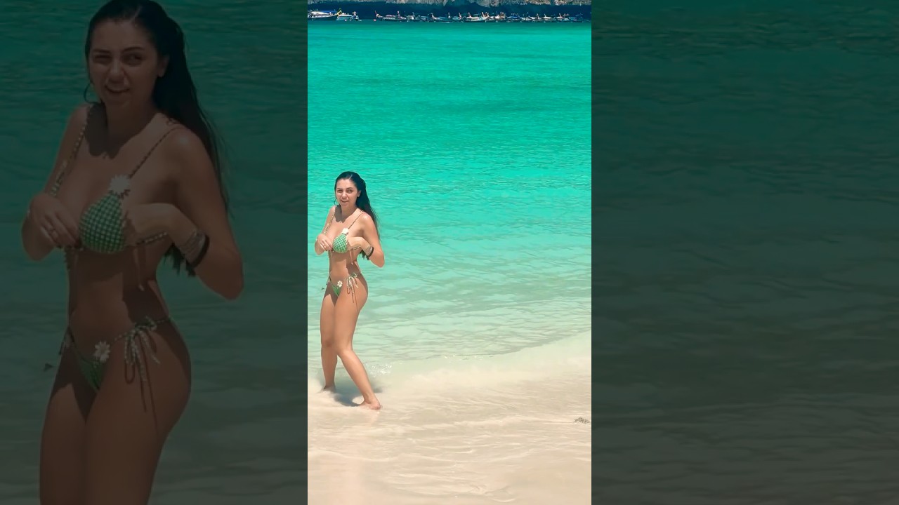 🇹🇭Maya Bay Beach Sea and Sand Summer Holiday Sunny Day 55🔥 #mayabeach #mayabay