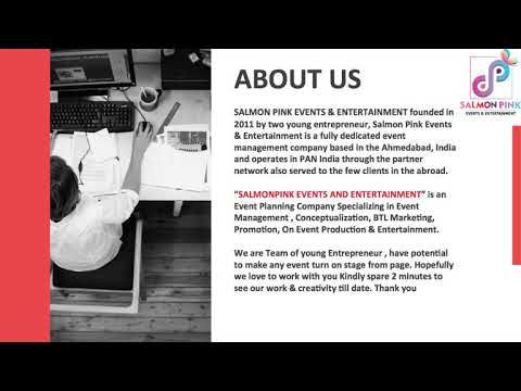 SalmonPink Events Video Profile | Event Company Profile