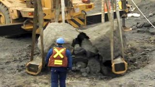 Excavator Busts Open Rock, Had No Idea What He&#39;s Done