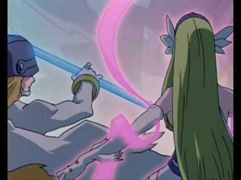 Digievolución al Nivel Supremo de Angemon y Angewomon HQ (Español de España)