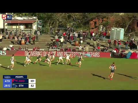 Rd 17 Hostplus SANFL Snapshot - Norwood's Izaak Twelftree volleys out of mid air