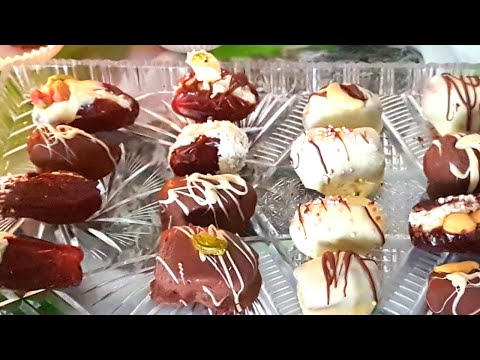 Stuffed Dates | Chocolate Covered Dates | Ramadan Recipes 2021 Cook With Fazila