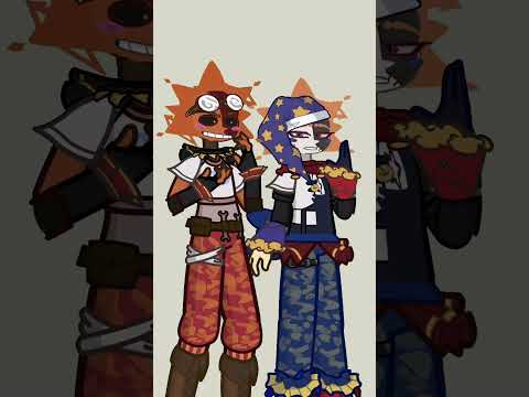 SOLAR AND RUIN!!!  #sunandmoonshow #Sams #fypp #silly