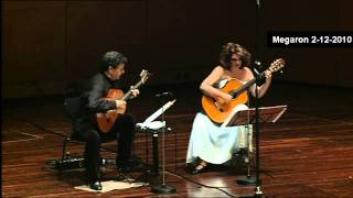 Chopin-Nocturne Op.9 No 1-ATHENS MEGARON-Classical Guitars Live-Evangelos Boudounis - Maro Razi