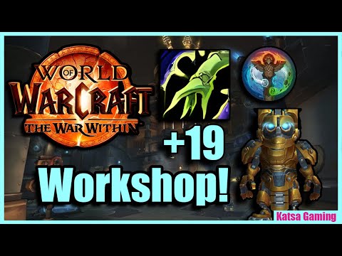 +19 Operation Mechagon: Workshop | Resto Shaman POV | The War Within Season 2 M+