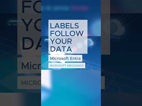 Video Thumbnail: Extend sensitivity labels into AI prompts. #MicrosoftEntra #ZeroTrust #IdentitySecurity #SecureAI