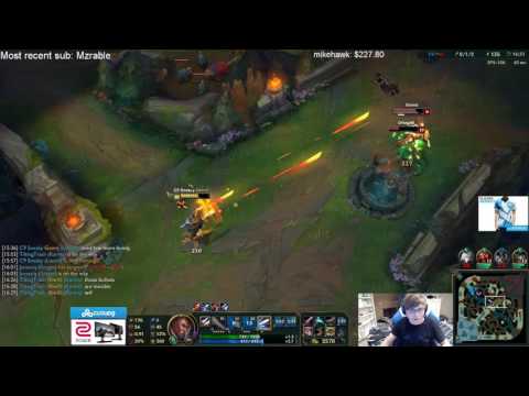 C9 Sneaky Lucian 1v3 Insane Outplays!