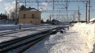 preview picture of video '[RZD] CHS6-014 / ЧС6-014 с поездом Санкт-Петебруг - Кисловодск'