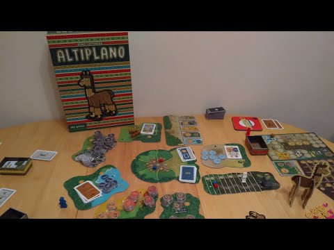 Altiplano + The Traveler + Sunny Days + Alpaca promo tile how to setup, play and review  Amass Games