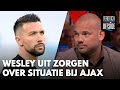 Wesley uit zorgen over Ajax: 'Ik vind het vreemd dat ze bij Farioli uitkomen' | VERONICA OFFSIDE