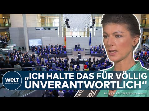 WAGENKNECHT: "Am Ende wird Deutschland Teil dieses Krieges" BSW-Chefin mahnt Kanzler Scholz
