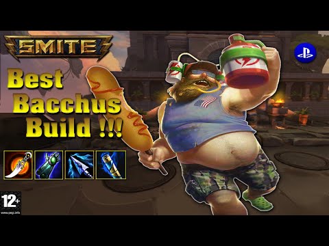 SMITE - BACCHUS BEST BUILD !!! (NO COMMENTARY)