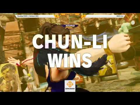 Sonic Boom 2016 SFV Grand Finals Youdeal MJS l Haitani (Necalli) vs MOV (Chun)