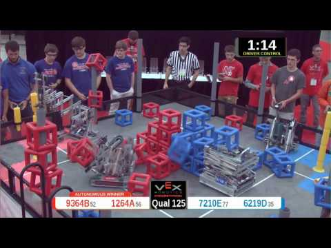 2015 VRC Arts Q125 - 9364B 1264A vs 7210E 6219D - 71 to 50 - VEX Worlds 2015 - Arts Division