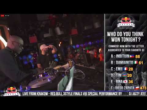 Red Bull 3Style 2018 - DJ Jazzy Jeff & Skratch Bastid Elimination Night 2 Performance
