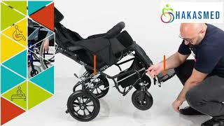 Comfort Size 7 Engelli Çocuk ve Yetişkin Puseti | Anatomik ve Katlanabilir Puset