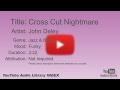 Cross Cut Nightmare John Deley Jazz Blues Funky YouTube Audio Library BGM