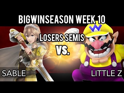 BigWinSeason Week 10 - Losers Semis - Sable (Lucina, DK) VS BW | Little Z (DK, Wario)