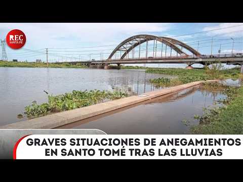 GRAVES SITUACIONES DE ANEGAMIENTOS EN SANTO TOMÉ TRAS LAS LLUVIAS