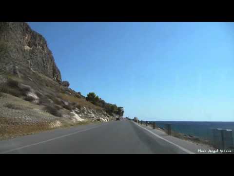 Driving to Monemvasia