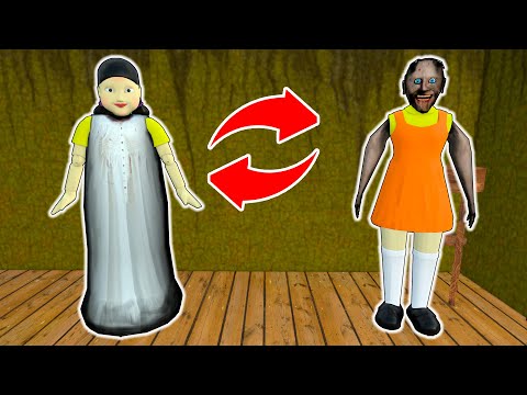 Granny vs *Squid Game* (오징어 게임) - funny horror animation (30 minutes with Granny)