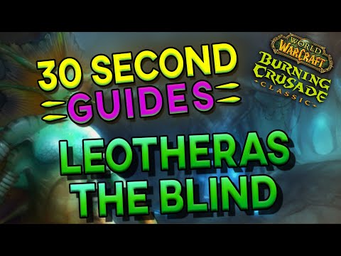 Leotheras the Blind - Serpentshrine Cavern - 30 Second Guides