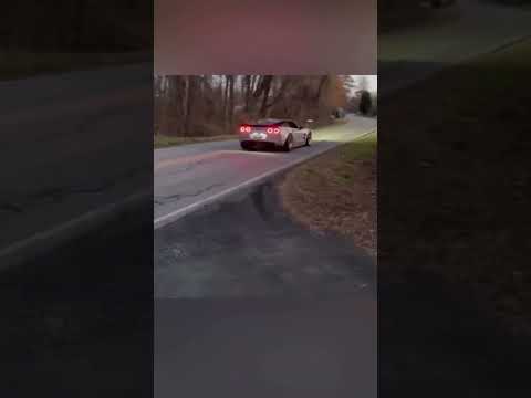 Corvette ZR1 DOES A NASTY BURNOUT 😨😭😭