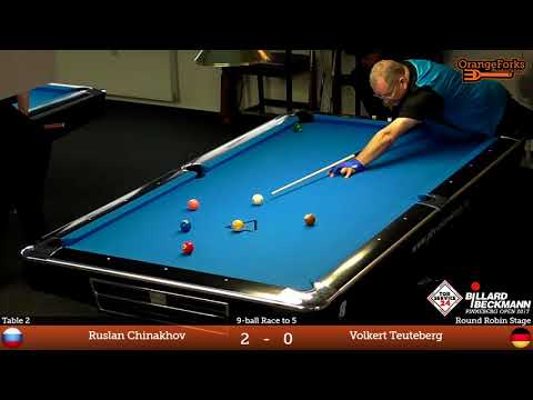 Ruslan Chinakhov v Volkert Teuteberg | TOR SERVICE 24 / BILLARD BECKMANN | Pinneberg Open 2017