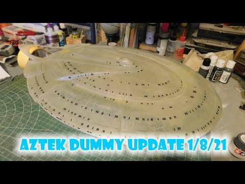 Aztek Dummy Update 1/8/21 - 650 scale Enterprise E -part 8