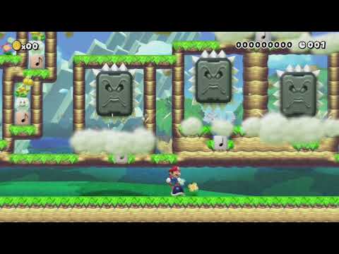 【ネタ】只今、震ど8の揺れが無限に起こり画面が揺れてます　音有り by Zだんのひろぽんず - Super Mario Maker - No Commentary 1bs 1bt