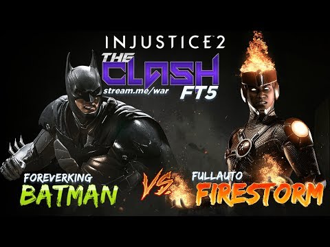FOREVERKING (Batman)  VS FULLAUTO (FireStorm) - The Clash - Injustice 2