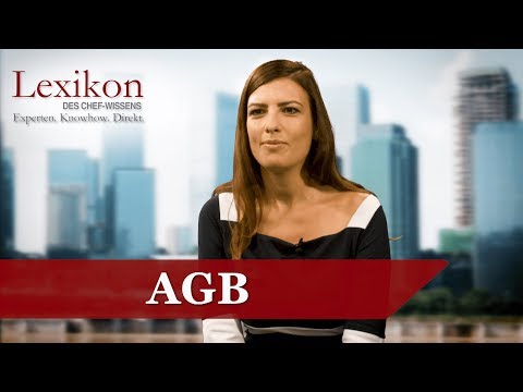 Lexikon des Chefwissens: AGB (Grundlagen Recht) - Die Deutsche Wirtschaft