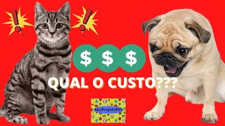 Quanto custa manter um cachorro ou gato de estimao???