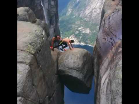 Kjerag Norway rock training 1000mts