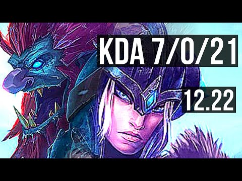TRUNDLE vs SEJUANI (JNG) | 7/0/21, Godlike | KR Master | 12.22