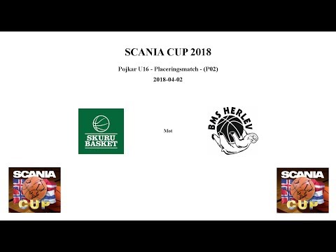 Skuru Basket (P02) mot BMS Herlev (Denmark) - 2018-04-02