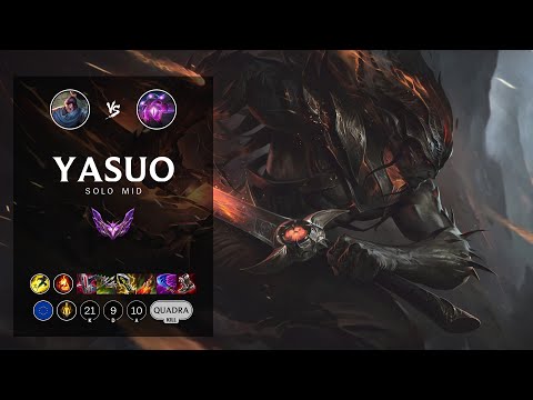 Yasuo Mid vs Vel'Koz - EUW Master Patch 12.9