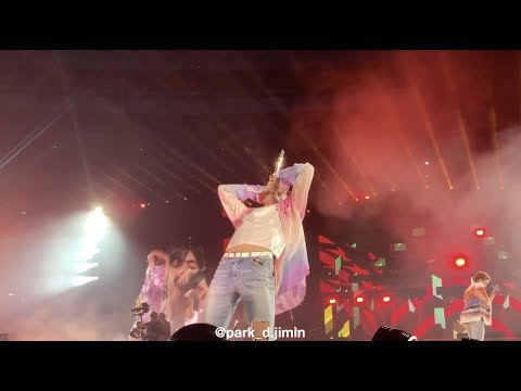 [4K] BTS 지민 Jimin being Rude during IDOL Fancam 직캠 190518 뉴저지 New Jersey