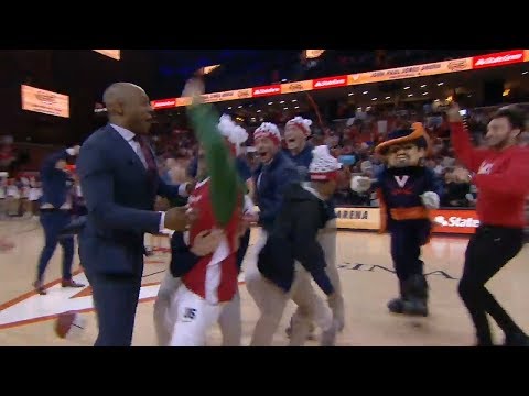 University Of Virginia Student Sinks Half-Court Shot For $18,000