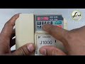 Yaskawa J1000 Parameter Setting Control Power Wiring Connection বাংলা টিউটোর�