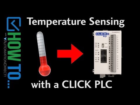 How To Sense Temperature with a CLICK PLC from AutomationDirect